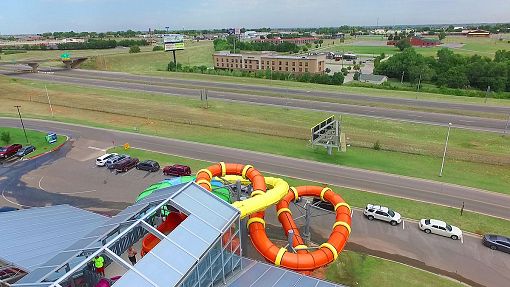 Water-Zoo Indoor Water Park right next to Interstate 40 in Clinton, Oklahoma Water-Zoo Indoor Water Park right next to Interstate 40 in Clinton, Oklahoma